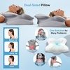 EcoNour Cervical Neck Pillow for Sleeping | Ergonomic Memory Foam Pillows for Neck and Shoulder Pain | Contour Pillow for Side Sleeper Pillow | Orthopedic Neck Support Pillow | Stomach Sleeping Pillow