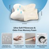 EcoNour Cervical Neck Pillow for Sleeping | Ergonomic Memory Foam Pillows for Neck and Shoulder Pain | Contour Pillow for Side Sleeper Pillow | Orthopedic Neck Support Pillow | Stomach Sleeping Pillow