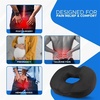 EcoNour Comfortable Donut Pillow Seat Cushion | Memory Foam for Tailbone and Hip Support | Ideal for Posture Improvement and Everyday Comfort | Perfect for Office Chairs, Cars, and Wheelchairs