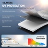 EcoNour Foldable Sun Shade Fit for Tesla Model 3/Y 2017-2024 2025 2026 | Accordion Windshield Sun Shade, Front Car Window Shades Sun Visor, Blocks UV Rays & Heat, Car Accessories(For Volkswagen Atlas 2018-2025)