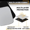 EcoNour Front Windshield & Side Window Sunshade for Freightliner Cascadia | Custom Fit 2018-2024 2025 | Semi-Truck, Commercial & Big Rig Truck Sun Shade | Foldable Sun Protector Privacy Cover