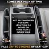 EcoNour Gap Filler & Car Pocket Organizer (2 Pack) + Car Trash Bag | Car Console Pocket Organizer | Hanging Car Trash Bag
