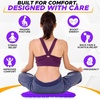 EcoNour Gel Seat Cushion for Long Sitting (Large & Thick) – Pressure Relief Honeycomb Support for Back, Sciatica, Coccyx, Hip & Tailbone Pain | Seat Pad for Office Chair, Wheelchair & Car(Purple)