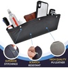 EcoNour Gift Bundle | Car Seat Organizer Front Seat Gap Filler (2 Pack) + 2 in 1 Car Steering Wheel Desk | Car Seat Pockets | Steering Wheel Lap Desk for Car | Travel Accessories for Car