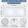EcoNour Jeep Wrangler Windshield Sunshade + EcoNour Car Window Screens for Camping (Pack of 2)