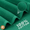 EcoNour Luxury 4-Pack White Turkish Cotton Bath Towels, 550 GSM 100% Cotton – 27×54 Inch, Ultra Soft, Quick Dry & Highly Absorbent for Bathroom, Gym & Travel(Green)