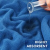 EcoNour Luxury 4-Pack White Turkish Cotton Bath Towels, 550 GSM 100% Cotton – 27×54 Inch, Ultra Soft, Quick Dry & Highly Absorbent for Bathroom, Gym & Travel(Navy Blue)