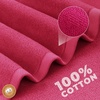 EcoNour Luxury 4-Pack White Turkish Cotton Bath Towels, 550 GSM 100% Cotton – 27×54 Inch, Ultra Soft, Quick Dry & Highly Absorbent for Bathroom, Gym & Travel(Pink)