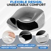 EcoNour Memory Foam Neck Pillow Set | 360 Headrest Airplane Pillow Wrap Eye Masks, Earplugs & Mesh Bag | Travel Essentials for Long Flights, Car, Home | Adjustable Neck Support Kit for Adults & Kids