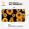 EcoNour RV Windshield Sunshade with Storage Pouch(Sunflower) | Sun Visor for UV Rays Keeps Your Motorhome Cool | Fits Trucks, Buses | 102 x 51 inches