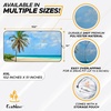 EcoNour RV Windshield Sunshade with Storage Pouch(Tropical Single Tree) | Sun Visor for UV Rays Keeps Your RV Motorhome Cool | Fits RVs, Trucks, Motorhomes, Buses | 102 x 51 inches