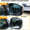 EcoNour Rectangle Blind Spot Mirror (2 Pack) – HD Glass Convex Rear View Mirror, Wide Angle with 360° Rotation & 30° Adjustable Sway, Stick-On Side Mirror for Car, SUV & Trucks(Circle With Visor)