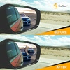 EcoNour Rectangle Blind Spot Mirror (2 Pack) – HD Glass Convex Rear View Mirror, Wide Angle with 360° Rotation & 30° Adjustable Sway, Stick-On Side Mirror for Car, SUV & Trucks(Circle)