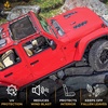 EcoNour Roof Top Sunshade for Jeep Wrangler JKU with Car Windshield Sunshade | Compatible with 2007-2018 JK Bikini Top 4 Door | Front Top Cover Blocks UV & Wind Blast | Durable PVC Black Mesh