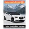 EcoNour Snow Cover for Toyota Tacoma | Heavy-Duty Windshield Cover for Ice and Snow Protection | 600D Oxford Winter Car Cover with S-Hook Straps(Fit for Chrysler 300)