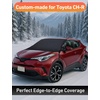 EcoNour Snow Cover for Toyota Tacoma | Heavy-Duty Windshield Cover for Ice and Snow Protection | 600D Oxford Winter Car Cover with S-Hook Straps(Fit for Chrysler CH-R)