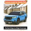 EcoNour Snow Cover for Toyota Tacoma | Heavy-Duty Windshield Cover for Ice and Snow Protection | 600D Oxford Winter Car Cover with S-Hook Straps(Fit for Hond Pilot)