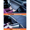 EcoNour Snow Cover for Toyota Tacoma | Heavy-Duty Windshield Cover for Ice and Snow Protection | 600D Oxford Winter Car Cover with S-Hook Straps(Fit for Jeep Compass)
