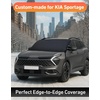 EcoNour Snow Cover for Toyota Tacoma | Heavy-Duty Windshield Cover for Ice and Snow Protection | 600D Oxford Winter Car Cover with S-Hook Straps(Fit for Kia Sportage)