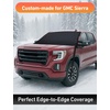 EcoNour Snow Cover for Toyota Tacoma | Heavy-Duty Windshield Cover for Ice and Snow Protection | 600D Oxford Winter Car Cover with S-Hook Straps(Fit for Toyota Sierra)