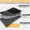 EcoNour Snow Cover for Toyota Tacoma | Heavy-Duty Windshield Cover for Ice and Snow Protection | 600D Oxford Winter Car Cover with S-Hook Straps(Fit for Toyota Tacoma)