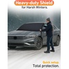 EcoNour Snow Cover for Toyota Tacoma | Heavy-Duty Windshield Cover for Ice and Snow Protection | 600D Oxford Winter Car Cover with S-Hook Straps(Fit for Volkswagen Jetta)