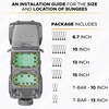 EcoNour Sun Shade for Jeep Wrangler JL 2021 with Car Front Windshield Sunshade | Fits Top Jeep Wrangler Four Door Front & Rear | Blocks UV Rays, Wind Noise & Leaves | Heat Reduction | Tough PVC Net