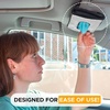 EcoNour Umbrella Sun Shade (57×31 inches) + Bling Tissue Holder (9×5 inches) | Sun Blocker for Car | Compact Tissue Holder for Car