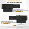EcoNour Upgraded Car Visor Extender Sun Blocker | Polarized Anti-Glare Car | Windshield Visor Extension Offers Sun Glare Protection for Safe Driving | Driver and Passenger Side Sun Visor Extender(Transparent – Polarized)