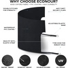 EcoNour Windshield Cover for Ice and Snow | Easy-Install with Adjustable Hooks & Storage Bag | Ice & Snow Protection | Anti-Theft Windshield Covers