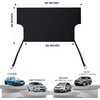 EcoNour Windshield Cover for Ice and Snow | Easy-Install with Adjustable Hooks & Storage Bag | Ice & Snow Protection | Anti-Theft Windshield Covers