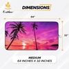 EcoNour Windshield Sun Shade | Front Window Sun Protector for UV Rays | Foldable Car Front Window Car Interior Accessories Fits Small Sedans, Mini SUVs & Hatchbacks | Medium (64 inches x 32 inches)