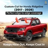 EcoNour Windshield Sun Shade Compatible for Honda Ridgeline 2017–2026 | Sun Visor for Front Windshield & Window Sun Shade Cover, UV Heat Protector, Car Accessories