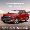 EcoNour Windshield Sunshade Compatible for Audi Q3 2019-2024 2025 2026 | Sun Visor for Front Windshield & Window Sun Shade Cover, UV Heat Blocker & Protector, Car Accessories