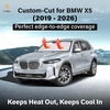 EcoNour Windshield Sunshade Compatible for BMW X5 2019-2024 2025 2026 | Sun Visor for Front Windshield & Window Sun Shade Cover, UV Heat Blocker & Protector, Car Accessories