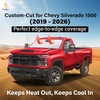 EcoNour Windshield Sunshade Compatible for Chevrolet Silverado 2019-2026 | 1500 Sun Visor for Front Windshield & Window Sun Shade Cover, UV Heat Blocker & Protector, Car Accessories