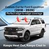 EcoNour Windshield Sunshade Compatible for Ford Expedititon 2018-2024 2025 | Sun Visor for Front Windshield & Window Sun Shade Cover, UV Heat Blocker & Protector, Car Accessories