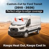EcoNour Windshield Sunshade Compatible for Ford Transit 2015-2024 2025 2026 | Wagon XL,Wagon XLT Cargo Vehicle,Connect Van XL Sun Visor for Front Window Sun Cover, Heat Protector, Car Accessories