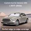 EcoNour Windshield Sunshade Compatible for Genesis G90 2017-2020 2021 2022 | Sun Visor for Front Windshield & Window Sun Shade Cover, UV Heat Blocker & Protector, Car Accessories