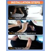 EcoNour Windshield Sunshade Compatible for Honda Accord 2013-2015 2016 2017 | Sun Visor for Front Windshield & Window Sun Shade Cover, UV Heat Blocker & Protector, Car Accessories