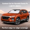 EcoNour Windshield Sunshade Compatible for Hyundai Santafe 2019-2022 2023 | Sun Visor for Front Windshield & Window Sun Shade Cover, UV Heat Blocker & Protector, Car Accessories