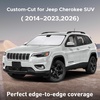 EcoNour Windshield Sunshade Compatible for Jeep Cherokee SUV 2014-2023 | (Not for Jeep Grand Cherokee) Sun Visor for Front Window Sun Shade Cover, UV Heat Protector, Car Accessories