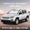 EcoNour Windshield Sunshade Compatible for Jeep Compass 2007-2014 2015 2016 | Sun Visor for Front Windshield & Window Sun Shade Cover, UV Heat Blocker & Protector, Car Accessories