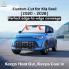 EcoNour Windshield Sunshade Compatible for Kia Soul 2020-2024 2025 2026 | Sun Visor for Front Windshield & Window Sun Shade Cover, UV Heat Blocker & Protector, Car Accessories