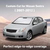 EcoNour Windshield Sunshade Compatible for Nissan Sentra 2007-2011 2012 | Sun Visor for Front Windshield & Window Sun Shade Cover, UV Heat Blocker & Protector, Car Accessories