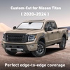 EcoNour Windshield Sunshade Compatible for Nissan Titan 2020-2022 2023 2024 | Sun Visor for Front Windshield & Window Sun Shade Cover, UV Heat Blocker & Protector, Car Accessories