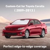 EcoNour Windshield Sunshade Compatible for Toyota Corolla 2009-2012 2013 | LE, XLE, S, XRS Sun Visor for Front Windshield & Window Sun Shade Cover, UV Heat Blocker & Protector, Car Accessories