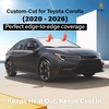 EcoNour Windshield Sunshade Compatible for Toyota Corolla 2020-2025 2026 | Car 280T Polyester | Car Sun Visor Reflector Blocks UV Rays Foldable Sunshade Interior Protection Toyota Corolla Accessories