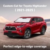 EcoNour Windshield Sunshade Compatible for Toyota Highlander 2020-2025 2026 | Sun Visor for Front Windshield & Window Sun Shade Cover, UV Heat Blocker & Protector, Car Accessories