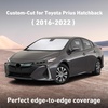 EcoNour Windshield Sunshade Compatible for Toyota Prius Hatchback 2016-2022 | (Not for Prius C or Prius V) Sun Visor for Front Window Sun Shade Cover, UV Heat Protector, Car Accessories